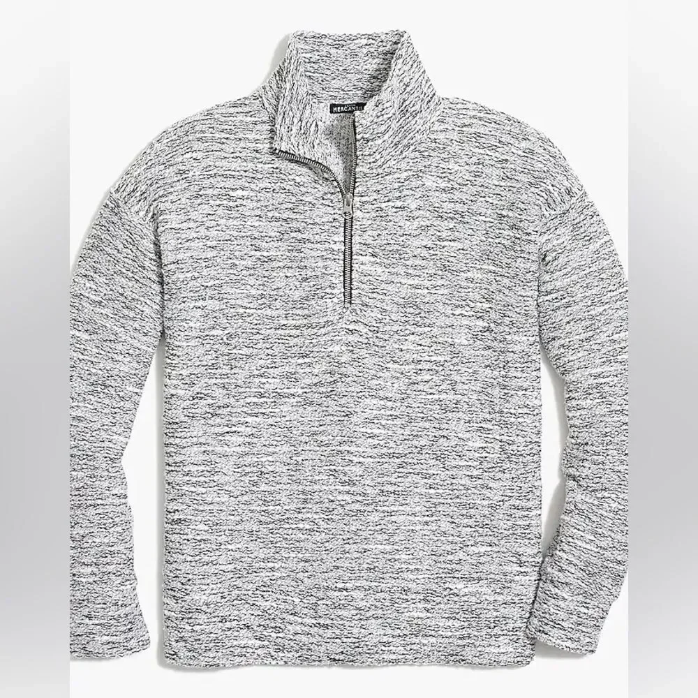 J. Crew Marled Half-Zip Pullover Sweater Size S